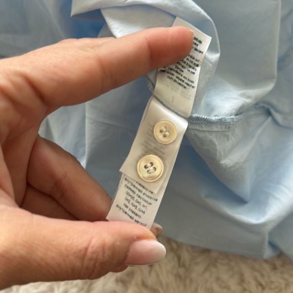 Forte Forte Button-Up Blue Size 8 - Picture 10 of 14